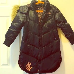 Black puffer Rocawear Girls Jacket